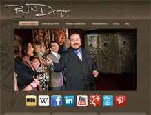 Tablet Screenshot of paulwdraper.com